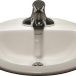 DROP IN SINK OVAL WHITE