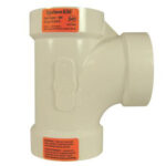 PVC GAS SYSTEM 636 VENT TEE 2-IN