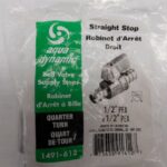 SUPPLY VALVE STRAIGHT PEX 1/2-IN