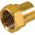 CAST BRASS ADAPTER FEMALE 1/2-IN