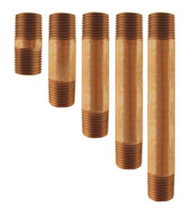 RED BRASS NIPPLE 1 X 2-1/2-IN