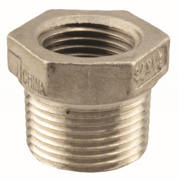 STAINLESS STEEL BUSHING 3/4X1/2-IN