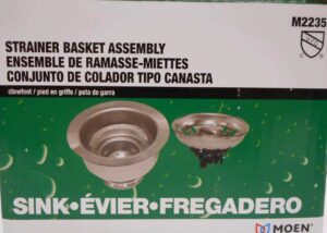KITCHEN BASKET STRAINER KIT CLAW