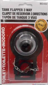 TOILET TANK FLAPPER 3 WAY