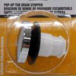 FAUCET POP UP DRAIN STOPPER CHROME