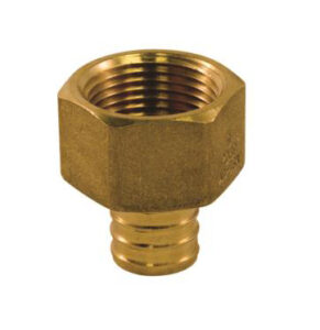 PEX BRASS ADAPTER BARB X FIP 3/4-IN
