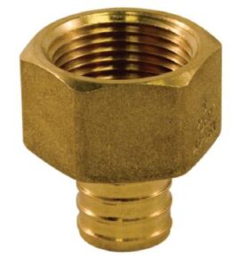 PEX BRASS ADAPTER BARB X FIP 1/2-IN