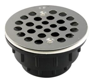 SHOWER DRAIN 2 PIECE ABS STAINLESS