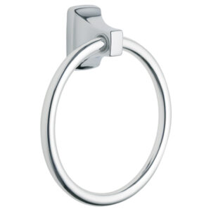 TOWEL RING CONTEMPORARY CHROME