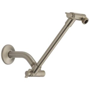 SHOWER ARM ADJUSTABLE 11-IN NICKEL