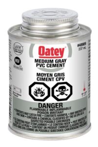 PVC CEMENT MEDIUM GREY 236-ML