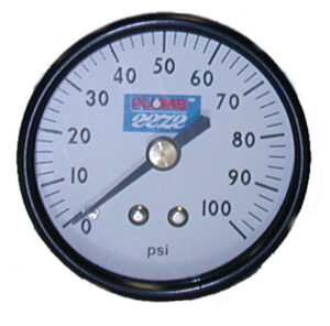 PRESSURE GAUGE 0-100 PSI 1/4-IN