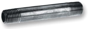 BLACK STEEL NIPPLE 3/8-IN X CLOSE