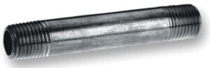 BLACK STEEL NIPPLE 3/8 X 4-IN