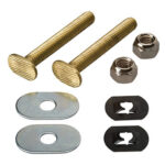 TOILET FLOOR BOLTS BRASS