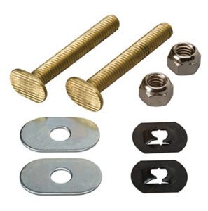 TOILET FLOOR BOLTS BRASS