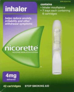 NICORET INHALR +REFLL 4MG