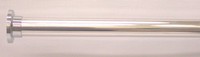SHOWER CURTAIN ROD CHROME 60-IN