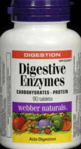 WEBBER DIGESTIVE ENZYME TABLETS