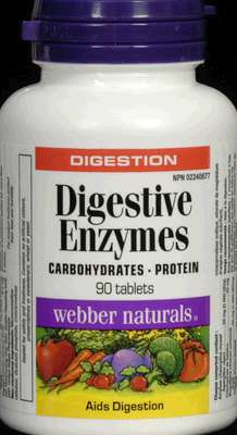 WEBBER DIGESTIVE ENZYME TABLETS