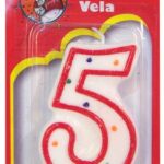 WAX BIRTHDAY CANDLE #5