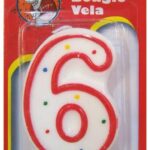 WAX BIRTHDAY CANDLE #6