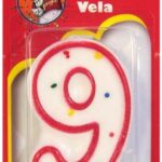 WAX BIRTHDAY CANDLE #9
