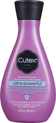 Cutex Powerful Nail Polish Remover bottle