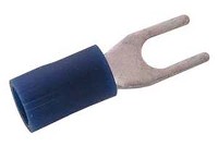 SPADE WIRING TERMINAL BLUE # 6