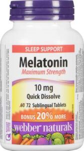 WEB MELTNIN 10 MG +12EA BONUS