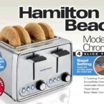 TOASTER 4 SLICE MODERN CHROME
