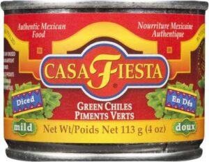 CASA DICED GREEN CHILIES  113G
