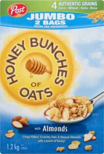 POST HON BNCHS JUMBO OATS W/ALM