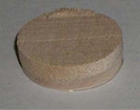 FLAT HEAD PLUG MAPLE 3/8-IN