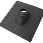 ROOF VENT FLASHING 3-IN BLACK