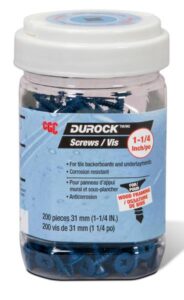 TILE BACKER SCREW 1 1/4-IN 200 PC