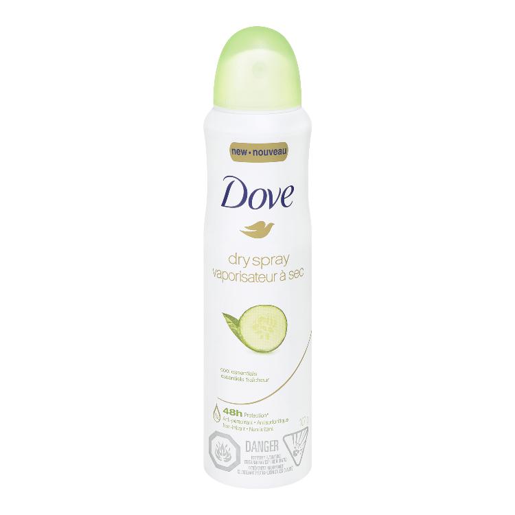 Dove Antiperspirant Spray Essentials can