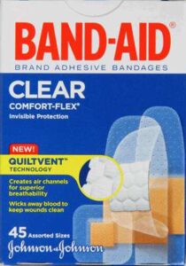 BAND-AID CLEAR COMFORT-FLEX BANDAGE