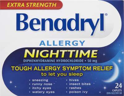 BENADRYL NIGHT TIME ES 50MG -R