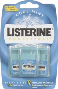 LISTERINE POCKETPAKS COOLMINT 72 S