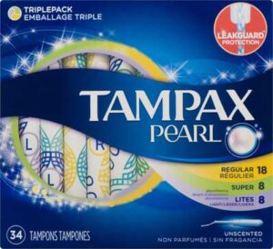 TAMPAX PEARL MULTI UNSCEN 2X