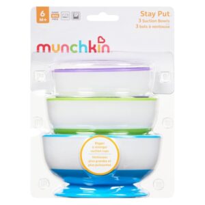 MUNCHKIN STAY PUT BOWLS 3/SUCTION