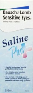 B&L SALINE PLS SENSITIVE