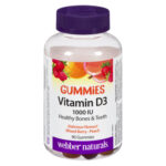 WEBBER VIT D3  1000IU GUM MIES