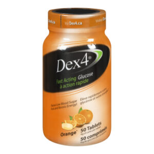 DEX 4 GLUCOSE  ORANGE     BOTTLE