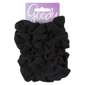 GOODY SCRUNCHY BLACK      OUCHLESS