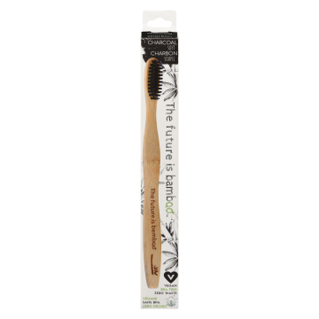 Bamboo Charcoal Toothbrush Eco-Friendly — Case of 12