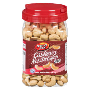 DAN D PAK CASHEWS UNSALT  320S