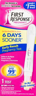 First Response Pregnancy Test box case of 6