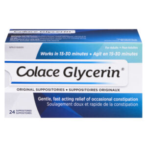 COLACE GLYCERN ADL SUPPOS 24S